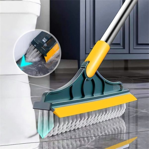 2 In 1 Floor Cleaning Brush Bathroom Tile Windows Floor Cleaning Brush With 120° Rotatable Head .