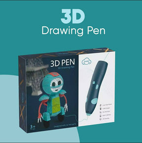 3d Pen For 3d Printing, Drawing Pen, Usb 3d Pen Plus With Safe Filament, Creative Learning For Children Kids As Toys, Diy Arts & Crafts Boy Girls