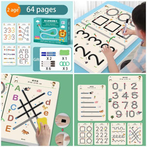 Activity Book 64 Pcs With 2 Pens And Eraser (Made In China)