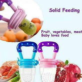Baby Fruit Pacifier Fresh Fruit Feeder Infant Teething Toy Nibbler Teether Pacifier Safe Silicone Pacifier (Random Color)