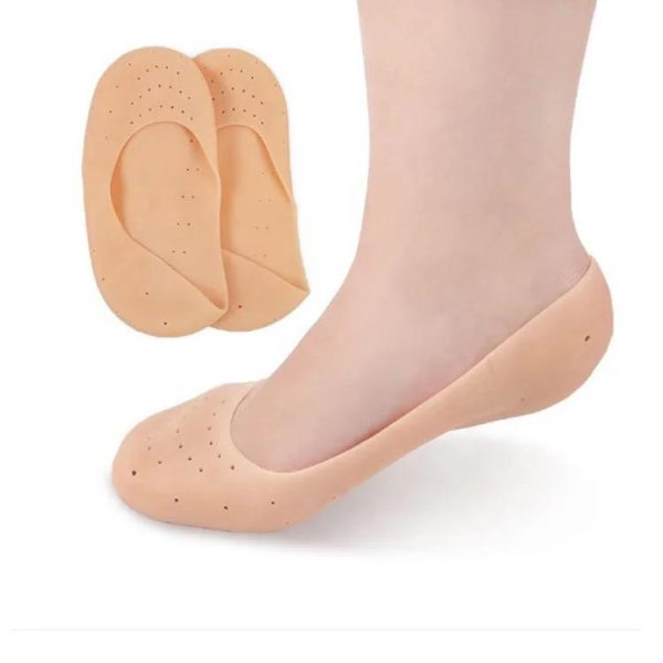 Full Heel Pain Anti Crack Silicone Set Anti Crack Full Length Socks – Pair