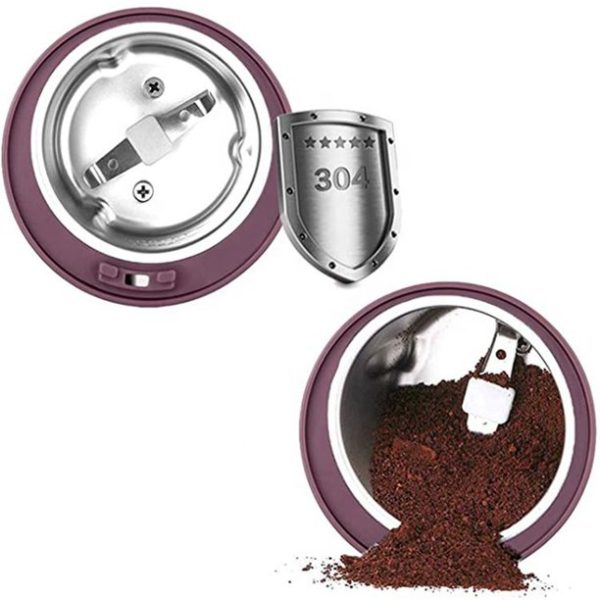 Mini Electric Coffee Grinder Powerful Cafe Grass Nut Herbs Grain Pepper Spices Flour Mill Coffee Beans Grinder