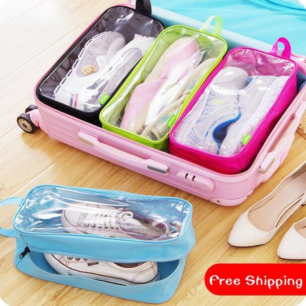 Transparent Waterproof Shoe Bags Travel Dustproof Portable Shoes Bag(pack Of 2)