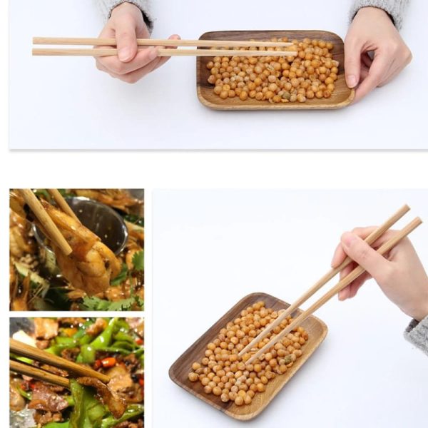 Pack Of 20Pcs Wooden Chopsticks (Plasting Packing)
