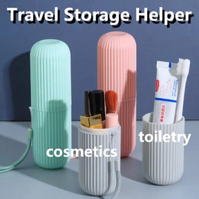 Portable Toothbrush Holder & Storage Best For Travel (Random Color)