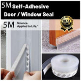 Door Bottom Sealing Silicone Draft Stopper Adhesive Threshold rubber Self-adhesive Doors soundproofing Tool -